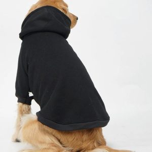 Black hoodie with front half zipper