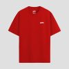 Crewneck Premium Fit Tee - Red