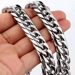 Silver Stainless Steel Neck Chain